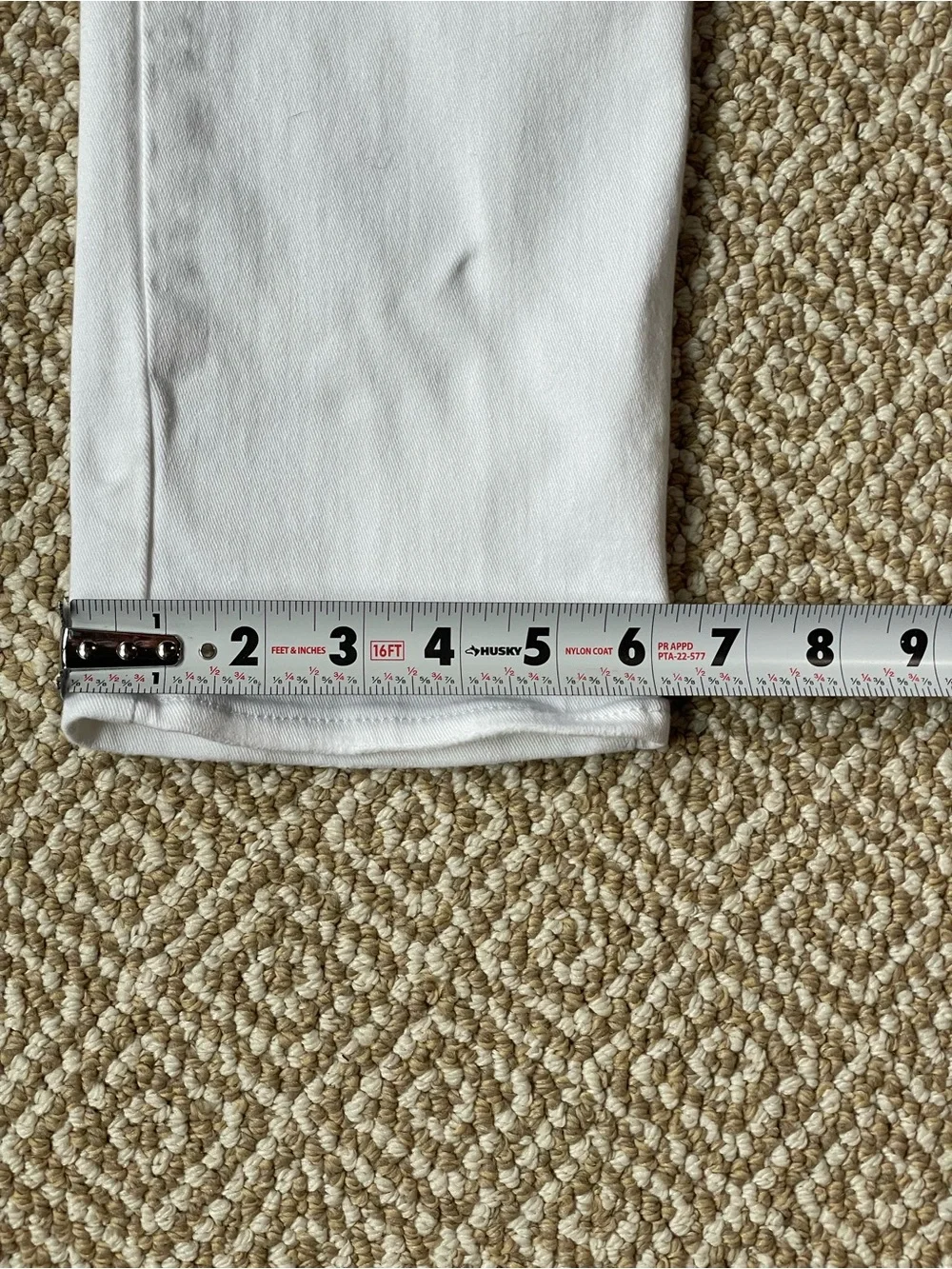 Rock & Republic Berlin White Denim Jeans Size 10M